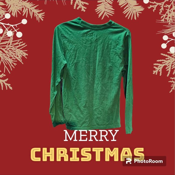 "Stop Playin with My Head" Christmas T-Shirt Kids Size LG 10/12 - Picture 2 of 2